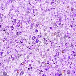 Perline di vetro dipinte a spruzzo con polvere glitterata&nbsp;SEED-T007-09B