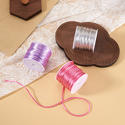 3 rouleau de cordons en nylon satiné de 3 couleurs&nbsp;NWIR-TA0001-45B