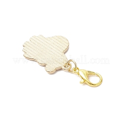 Décorations de pendentif en alliage d'émail de noël&nbsp;HJEW-JM03524
