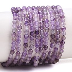Natürlichen Amethyst Perlen Stränge&nbsp;G-K373-B03-03