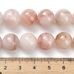 Naturelles rose morganite brins de perles&nbsp;G-H335-B01-12mm