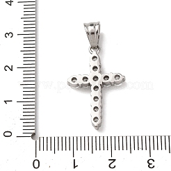 Pendentifs en acier inoxydable 304 avec zircone cubique&nbsp;STAS-C102-01C-P