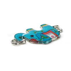 Breloques de connecteur en alliage de zinc&nbsp;LS-FIND-WH0108-91K