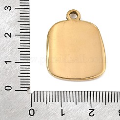 Pendentifs en acier inoxydable 303 émaillé&nbsp;SA-CBA9D90-04G-03