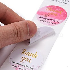 Flaches rundes papier danke aufkleber&nbsp;DIY-C042-06