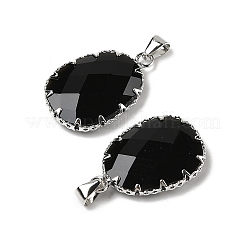Natürlichen Obsidian Anhänger&nbsp;G-H086-01P-06