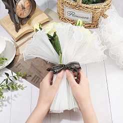 2 Beutel plissiertes Gazegarn Blumensträuße Verpackung Verpackung&nbsp;OP-NB0001-13B