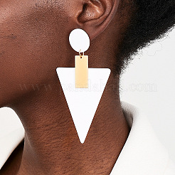 Boucles d'oreilles pendantes en alliage acrylique&nbsp;FS-WGB5909-02