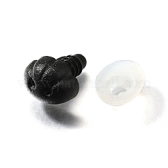 Sicherheitsschrauben-Hundenasen aus Kunststoff&nbsp;DOLL-WH0001-02