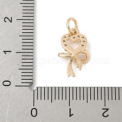 Pendentifs avec zircon cubiques à micro-pavés en laiton&nbsp;LS-KK-Z107-11G