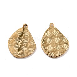 Pendentifs en acier inoxydable chirurgical 316 avec placage ionique (IP)&nbsp;LS-STAS-M293-10G