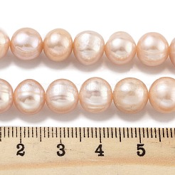 Brins de perles de culture d'eau douce naturelles&nbsp;PEAR-C003-19E