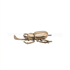 Messing Tee Haustier Allomyrina Dichotoma Figuren Statuen für Home Office Desktop Dekoration&nbsp;PW-WG96CDA-01