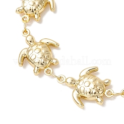 Bracelets à maillons en acier inoxydable 304 imitation tortue&nbsp;BJEW-JB13338