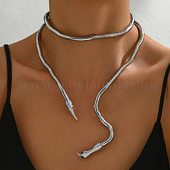 Chokerhalsketten aus Eisen in Schlangenform&nbsp;NJ6393-2