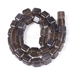 Fili di perle agata grigio naturale &nbsp;G-N353-03A-01