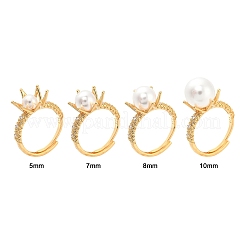 Risultati dell'anello in ottone regolabili&nbsp;KK-WH0062-40G