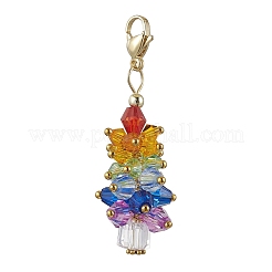 Decorazione pendente perline di vetro albero&nbsp;HJEW-JM02611