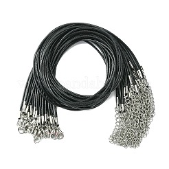 30pcs gewachste Baumwollschnur Halskette machen&nbsp;MAK-CJ0001-19