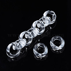 Transparentem Acryl Verknüpfung Ringe&nbsp;TACR-S159-03