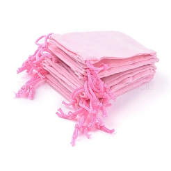 Kordeltaschen aus Samtgewebe&nbsp;TP-C001-70X90mm-1