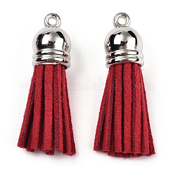 Faux Wildleder Quaste Anhänger Schmuck&nbsp;X-FIND-R095-020P