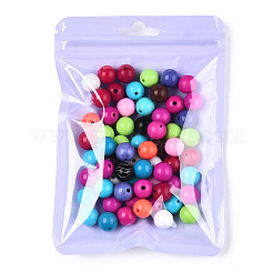 Sacchetti richiudibili in plastica color macaron con motivo yin-yang&nbsp;OPP-N001-01D-05