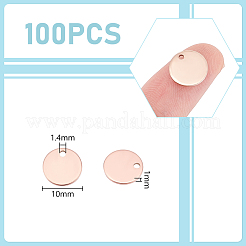 100 breloque en acier inoxydable 201&nbsp;STAS-UN0059-87