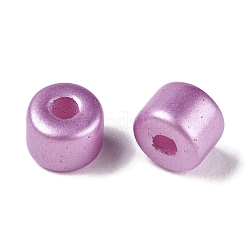 Perles de verre nacrées avec peinture à cuisson&nbsp;SEED-T008-03L