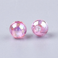 Perles en plastique transparentes&nbsp;X-OACR-S026-10mm-M