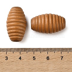 Sprühlackierte europäische Holzperlen&nbsp;WOOD-A029-04C