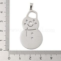 Ciondoli in acciaio inox 304 a tema natalizio&nbsp;STAS-Q005-01P-04