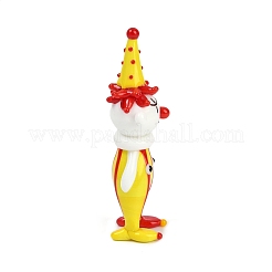 Decorazioni fatte a mano per esposizione di clown in lampwork&nbsp;LAMP-Q005-12E