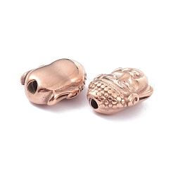Placcatura ionica (ip) perle in acciaio inossidabile 304&nbsp;STAS-P291-13RG
