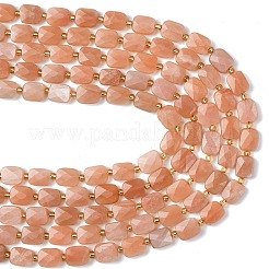 Natürliche sunstone Perlen Stränge&nbsp;G-L654-J02-01