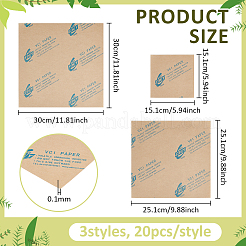 60 feuille&nbsp;AJEW-BC0011-05