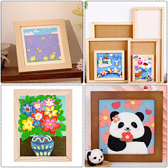 Diy Kinder Holzdekoration Ton Bilderrahmen&nbsp;WOOD-WH20008-07G