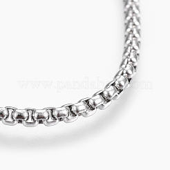 Anlaufgeschützte Panzerkettenarmbänder aus 304er Edelstahl&nbsp;BJEW-P239-01A