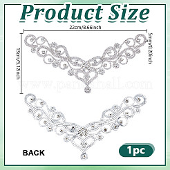 Strassblumen-Aufnäher zum Aufbügeln&nbsp;DIY-WH0671-064A