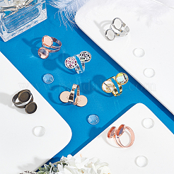DIY-Set zur Herstellung von Fingerringen mit blanker Kuppel&nbsp;DIY-UN0004-12A