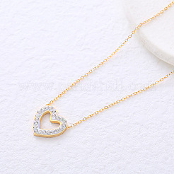 Collier pendentif cœur minimaliste Amis Wheel pour femme&nbsp;DZ6290-2