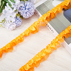 Ruban de bordure en dentelle plissée en polyester à 10 couches de 2 m&nbsp;DIY-GF0008-89A