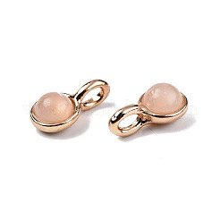 Breloques en quartz rose naturel&nbsp;G-N326-141D