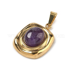 Natürlichen Amethyst Edelsteinanhänger&nbsp;STAS-D209-01G-12