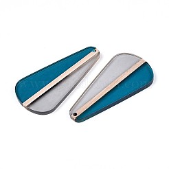Resina trasparente e pendagli in legno&nbsp;RESI-T057-54A