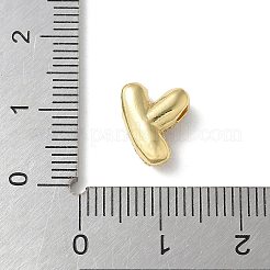 Perles de zircone cubique micro pave en Laiton&nbsp;KK-P290-61G-Y