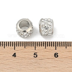 Perline di argilla con strass in lega&nbsp;ALRI-D300-01P-02