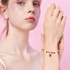 50 pièces 10 styles pendentifs en émail en alliage plaqué or clair&nbsp;ENAM-BM0001-36