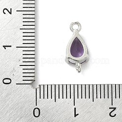 Verbindungsanhänger aus Messing mit kubischem Zirkonia-Pavé&nbsp;KK-Z120-31P-05