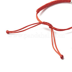 Würfel mit Herz Messing Micro Pave Zirkonia geflochtene Perlenarmbänder für Paare&nbsp;BJEW-JB06796